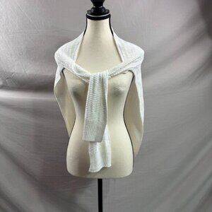 Sweater Shawl Wraps White